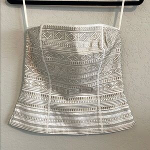 White House Black Market. Strapless top. Corset size 2